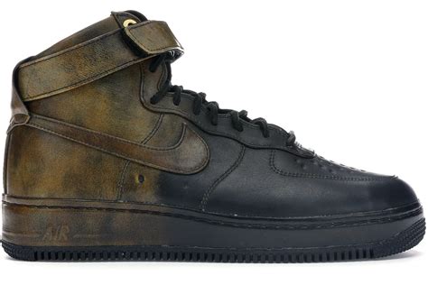 Nike Air Force 1 High Pigalle Black Gold Men's 